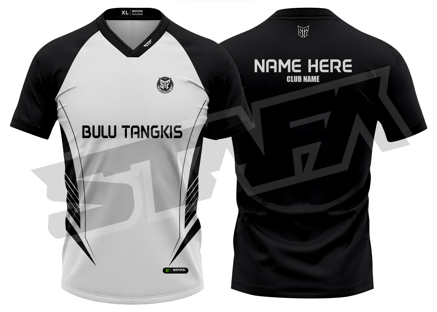 Jersey STF-006 Hitam Putih