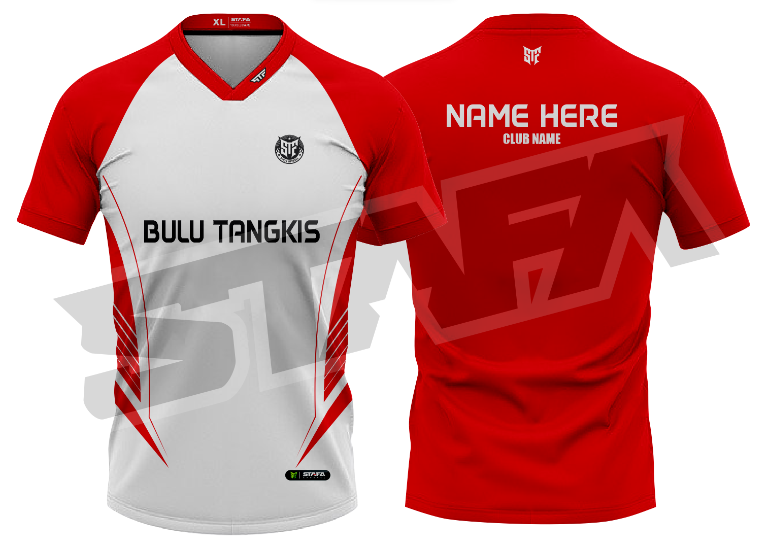 Jersey STF-006 Merah Putih